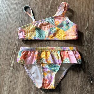 patchwork floral bikini (little girl’s)